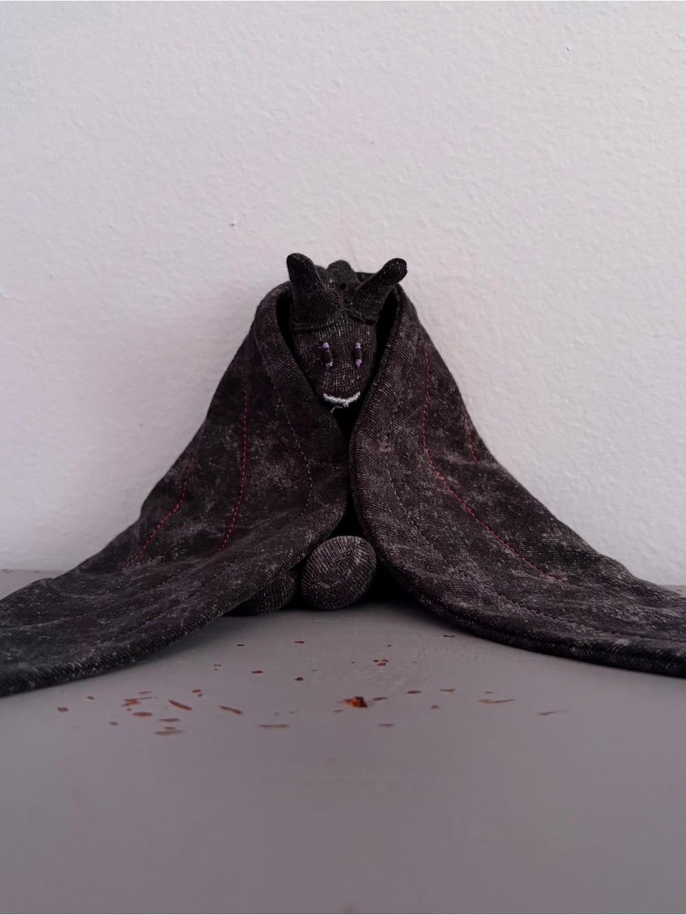 🦇BAT🦇 7” Handmade PLUSH Custom ONE-OF-A-KIND Collectible